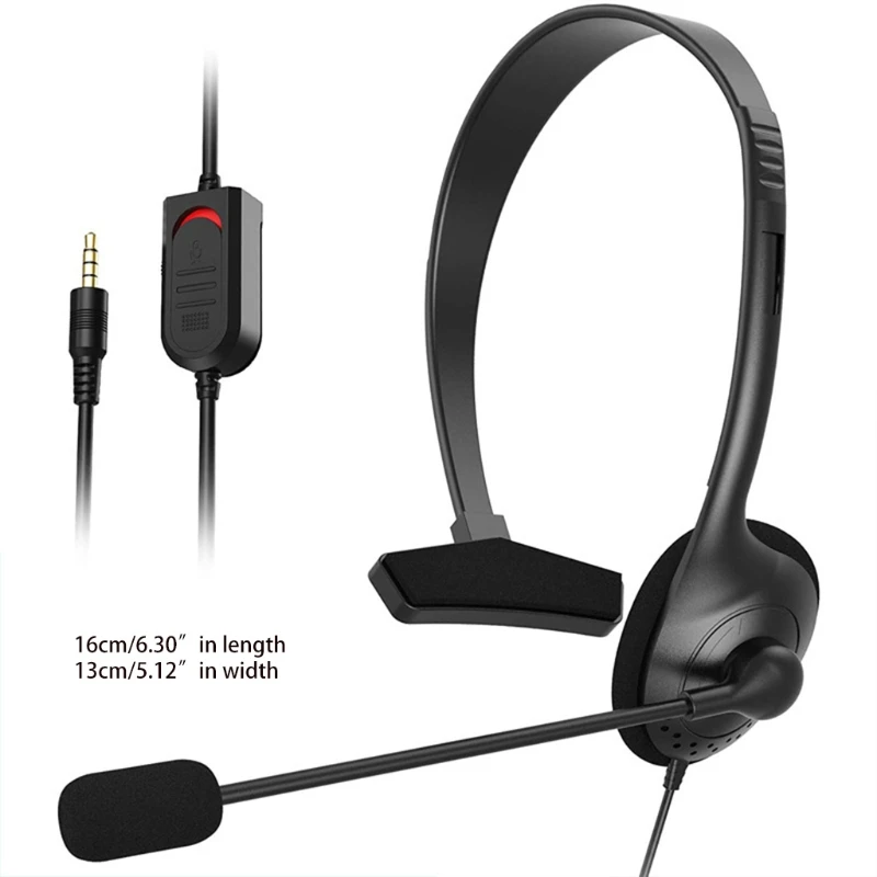 M2EC Phone Headset with Microphone Noise Cancelling & Volume Control, Telephone Headset for Office, Clear Chat, Ultra Comfort