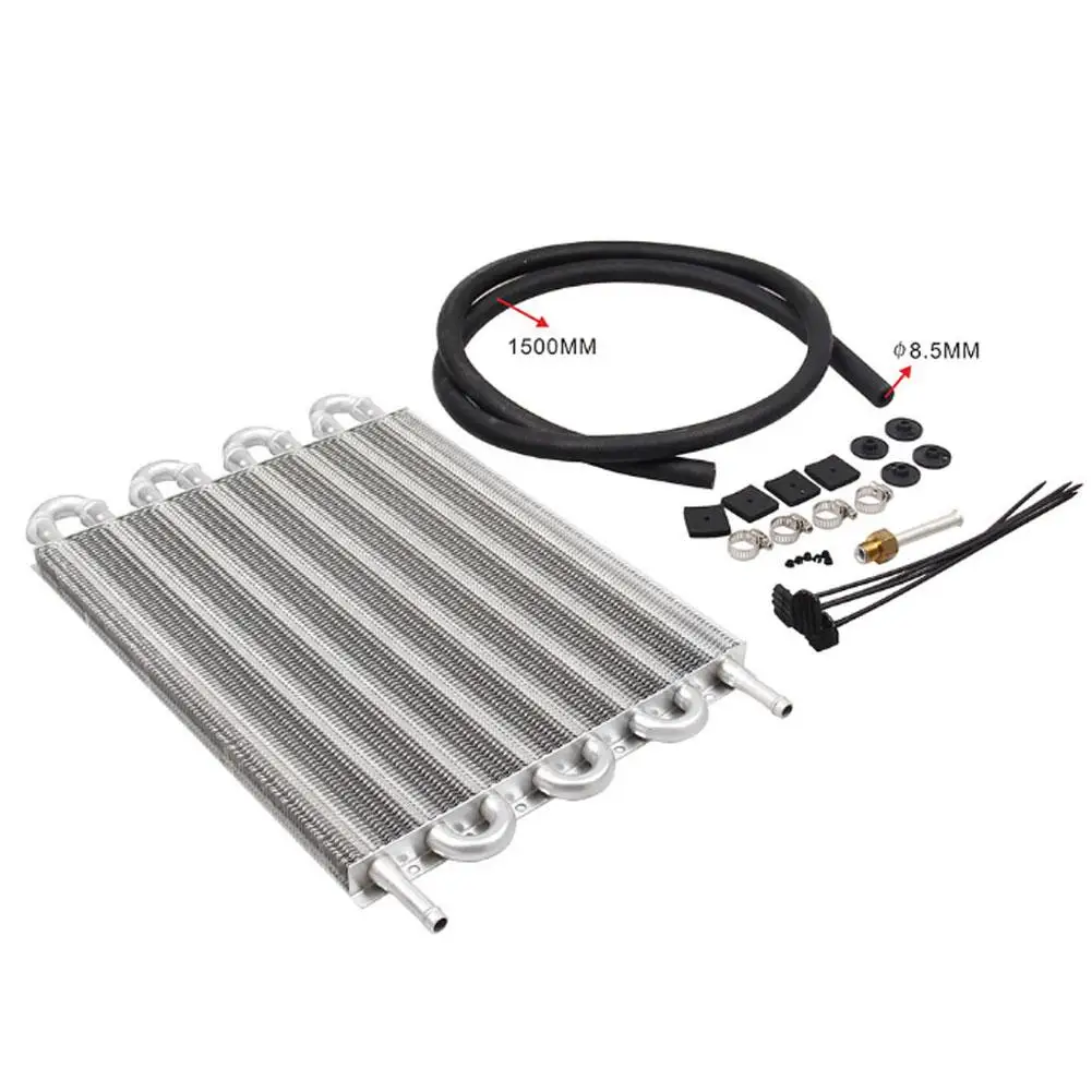 

1 Set Remote Transmission Oil Cooler Air Conditioning Tube Belt Condenser Auto-manual Radiator Converter Kit Car Modified Parts