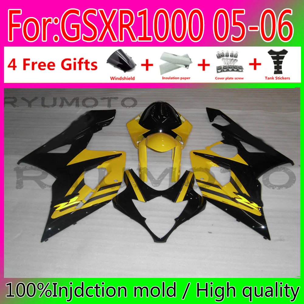 

Обтекатели для кузова мотоцикла из АБС-пластика для Suzuki GSXR1000 2005 2006 K5 GSXR 1000 05 Пластиковые обтекатели