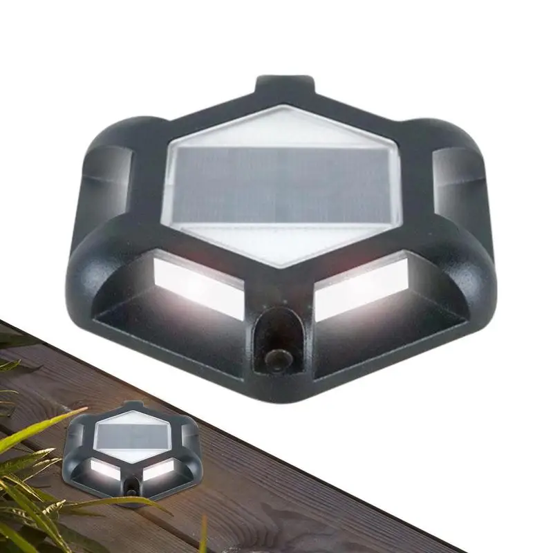 

Solar Fence Lights Outdoor Hexagon LED Waterproof Patio Decor Solar Lights Water Proof Solar Street Light For Garage Path Garden
