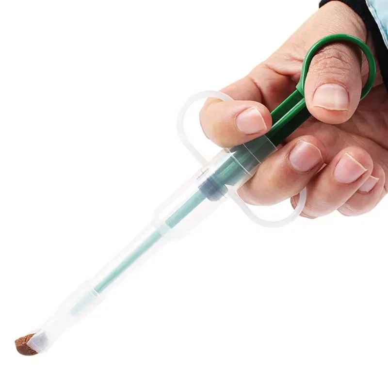 

2022NEW Dog Cat Medicine Dispenser Leak-proof PP Pills Capsule Tablet Pusher Feeding Injection Needle Kit Pet Puppy Dog Feeder