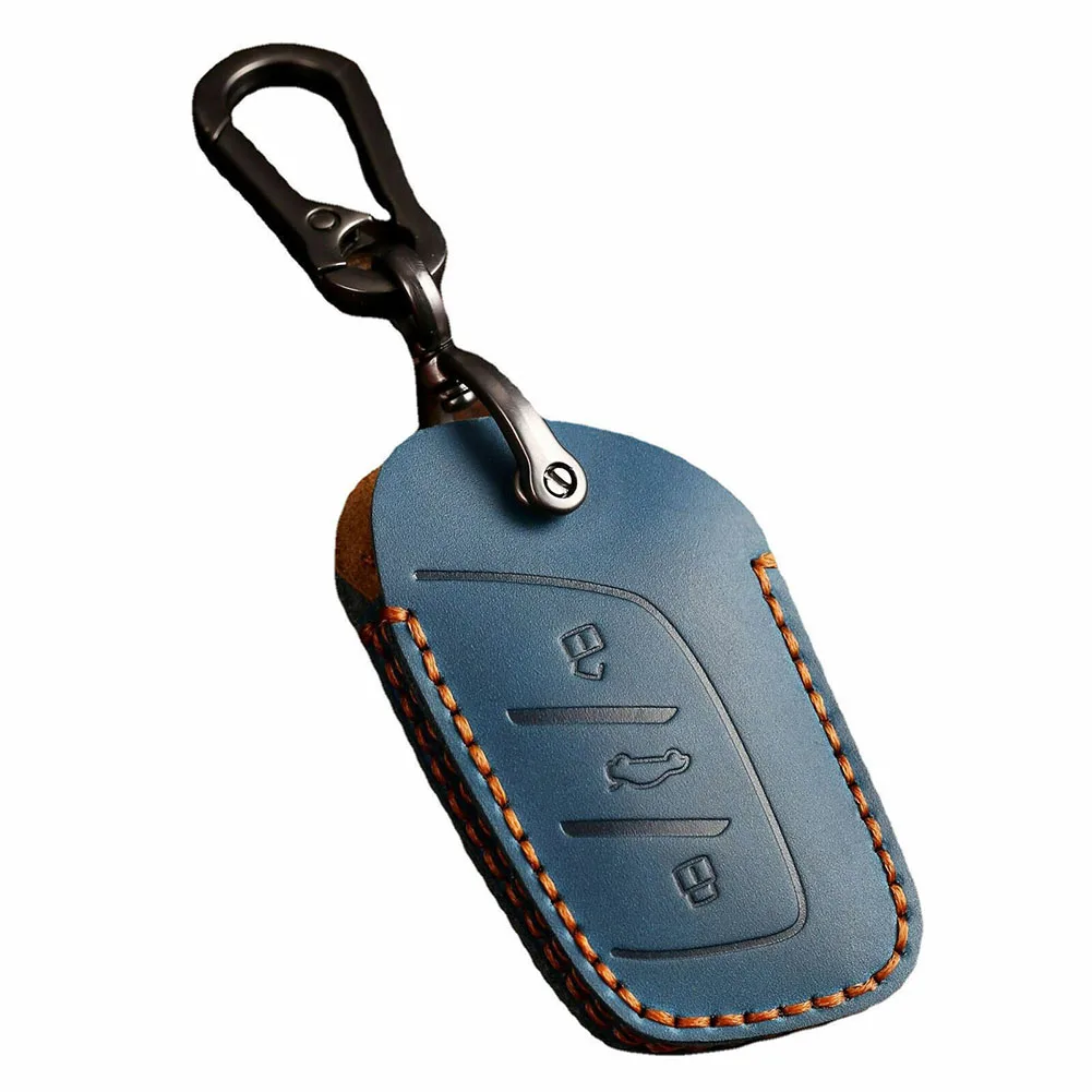 

1x Leather 2022 Car Remote Key Correct Connector Direct Installation Fob Cover Case HS MG3 MG5 Brand New Durable