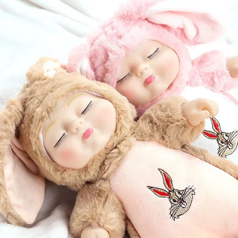 Модная говорящая милая кукла-Реборн силиконовая кукла-младенец 25 см мягкая кукла