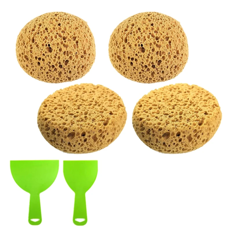

6PCS Knockdown Texture Sponge Drywall Texture Sponge Texture Patch Sponge for Texture Repair DIY Painting Ceiling