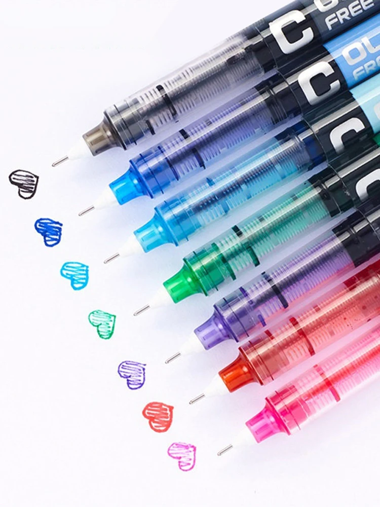 Цветные гелевые ручки 0 5 мм 2 шт. европейского стандарта иглообразные