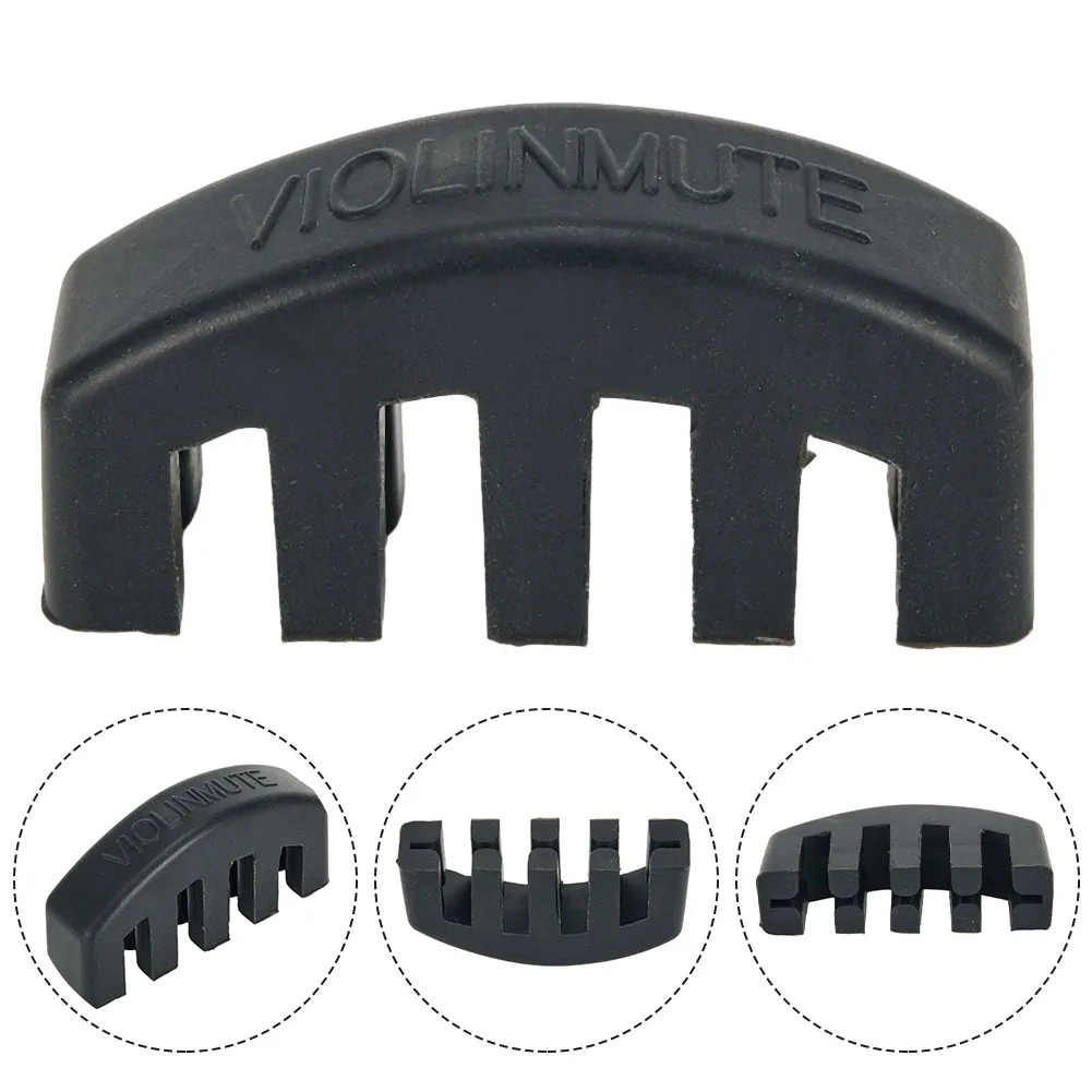 

High Quality Violino Rubber Silencer Violin Mute 5.2 X 2.2cm Accessories For 4/4 3/4 1/2 Practice Best Hot Sale Nice Practical