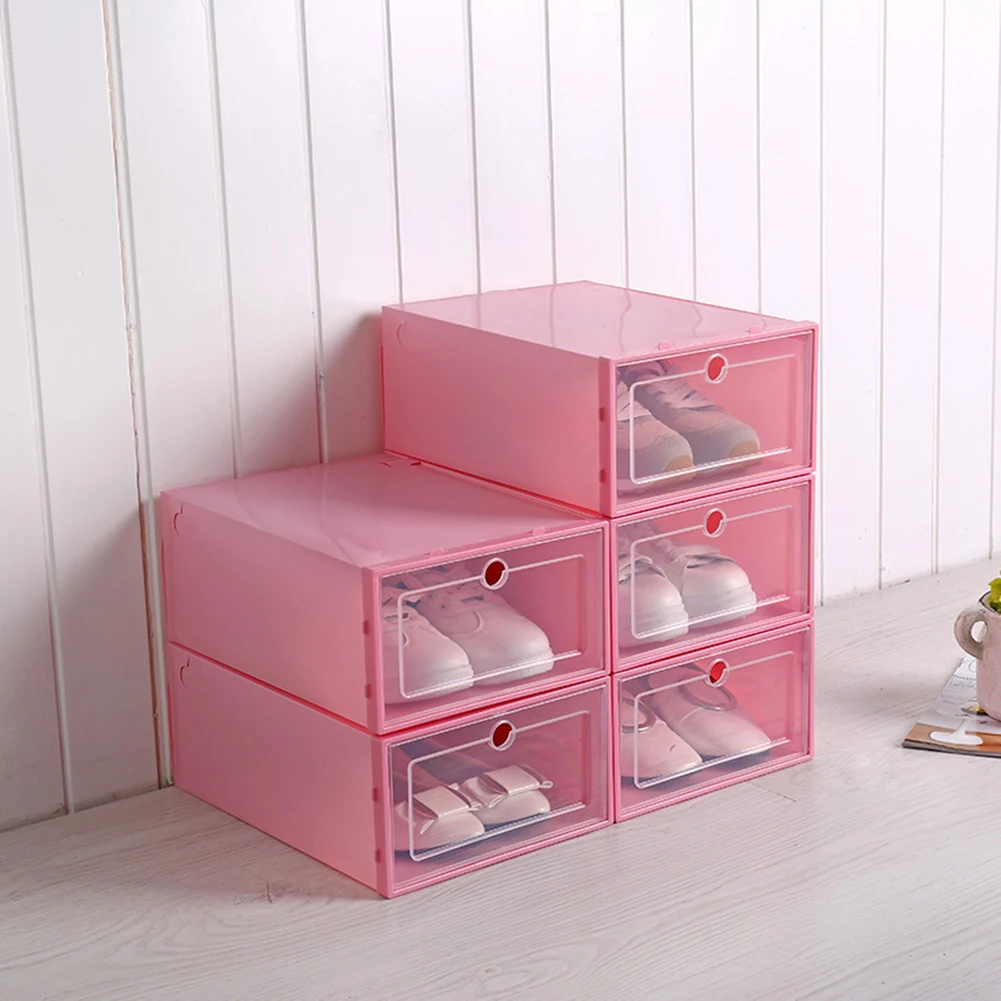 

3252-NEW HIGH QUALITY storage box can be superimposed combination shoe cabinet Clamshell