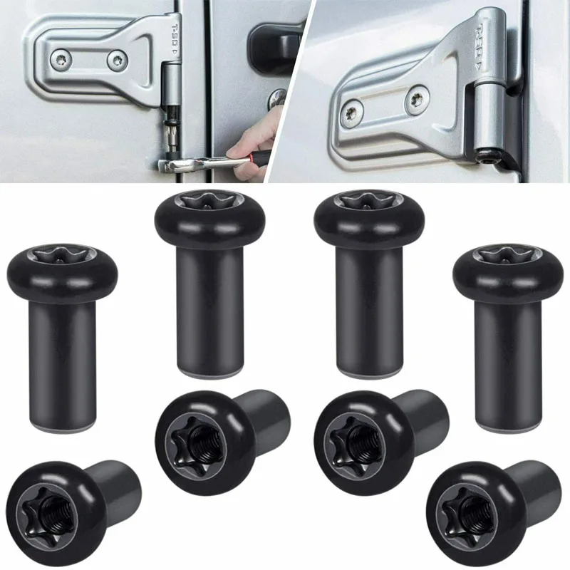 

Дверные шарнирные гайки для Jeep Wrangler JK JKU JL JLU 2/4-Door 2007-2021 (8 шт.)