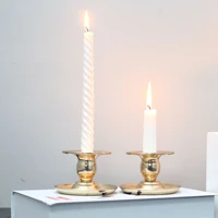 candle holders metal candlestick cross border decoration golden electroplated scented cup european for home and restaurant