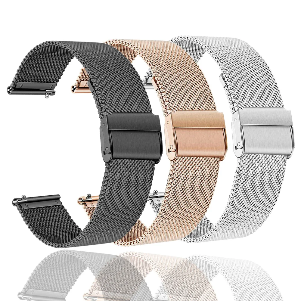 Metal Strap For HUAWEI WATCH GT 3 2 Pro 46mm 42mm belt Bracelet HONOR Magic 20mm 22mm Stainless Steel Band Wrist Wristbands Metal Strap For HUAWEI WATCH GT 3 2 Pro 46mm 42mm belt Bracelet HONOR Magic 20mm 22mm Stainless Steel Band Wrist Wristbands
