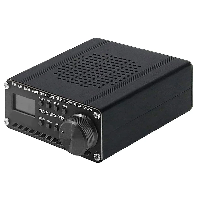 Топовый радиоприемник SI4732 All Band SSB (LSB и USB) FM AM MW SW с встроенной батареей+антенной+динамиком+корпусом.