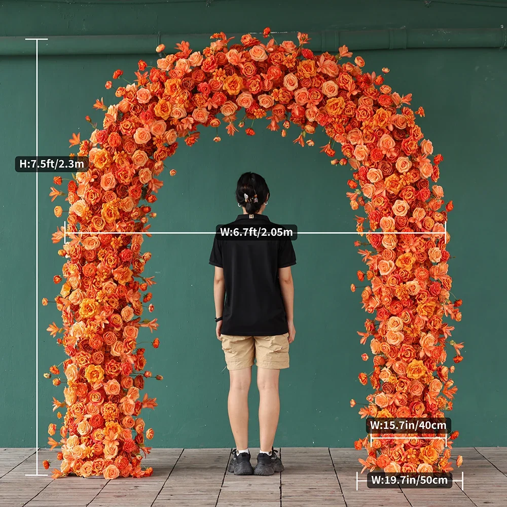 Арка композиция из искусственных цветов украшение для свадебного мероприятия