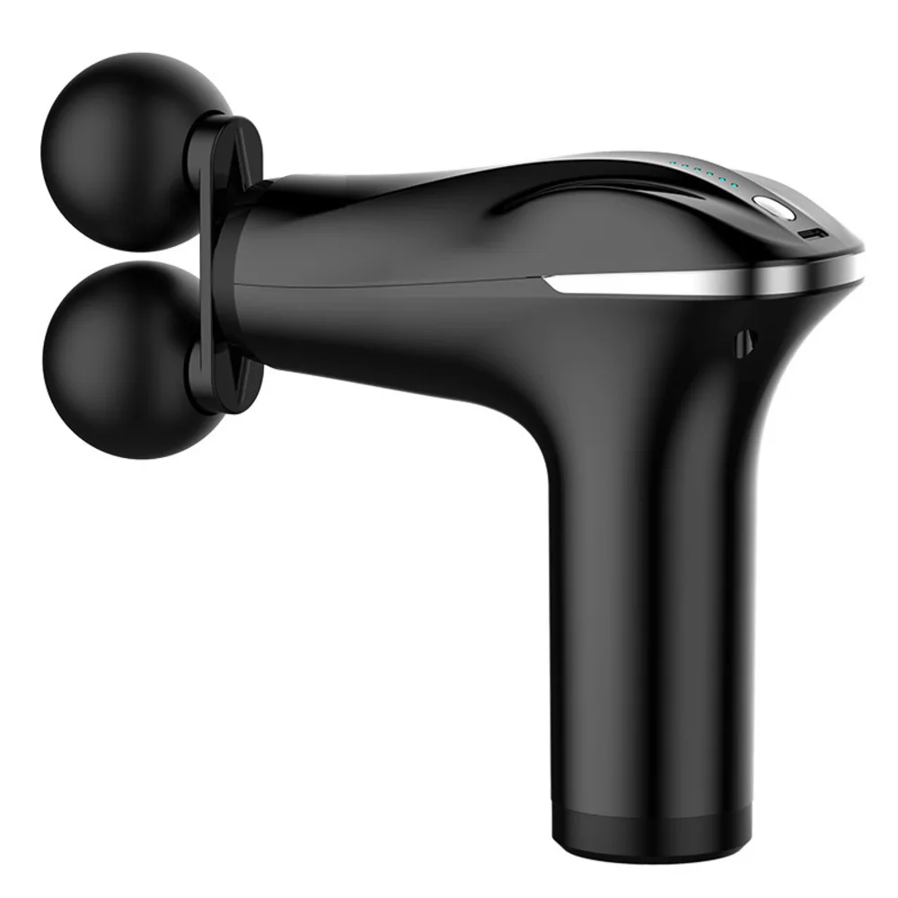 Двойной массажный пистолет электрический портативный массажер для расслабления