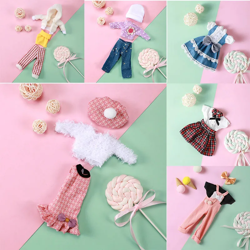 

Fashion Girl's Toy Miniature Items Dress for Barbie Accessories Clothes for BJD Doll 1/6 30cm Free Shipping Toys for Children