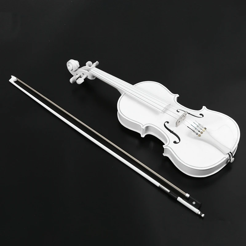 Student Violin 4/4 Full Size Set Child Beginner White |