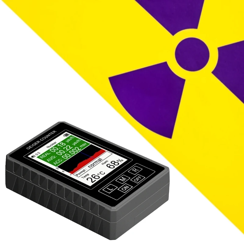 

Nuclear Radiation Detector Xrays Yrays Tester Digital Dosimeter Portable Dropship