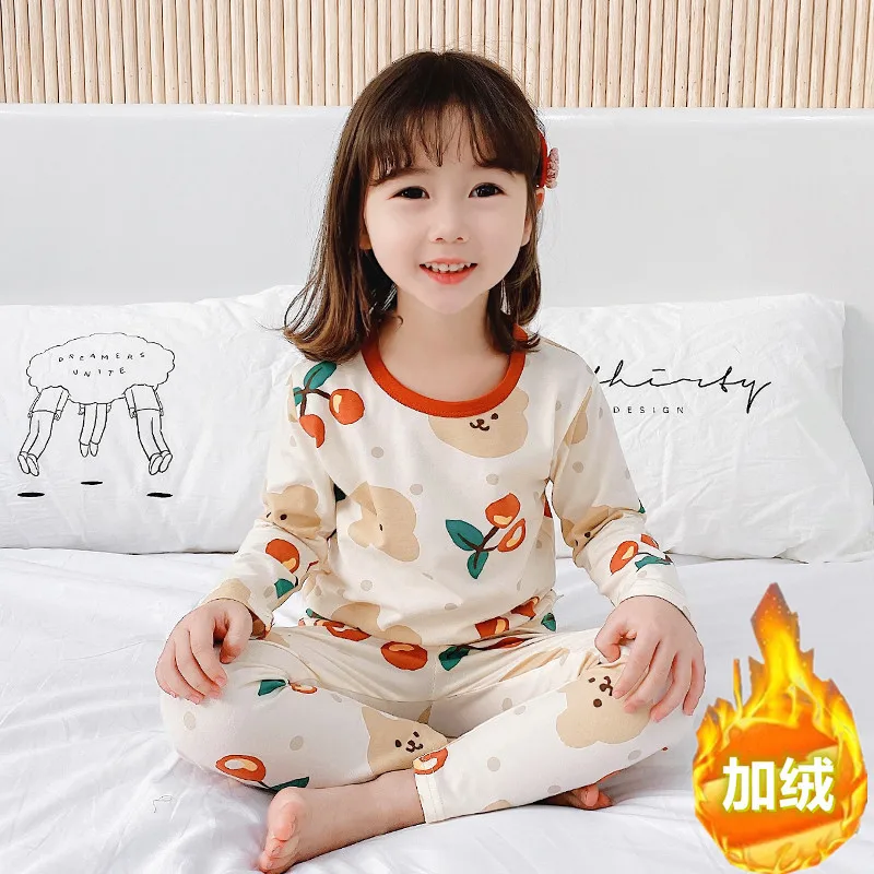 Комплект детского термобелья из флиса на возраст от 2 до 15 лет