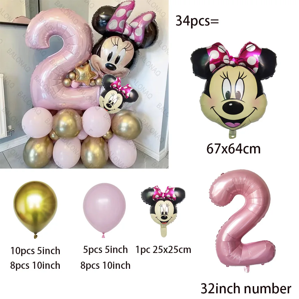 

Набор воздушных шаров Disney Микки и Минни Маус