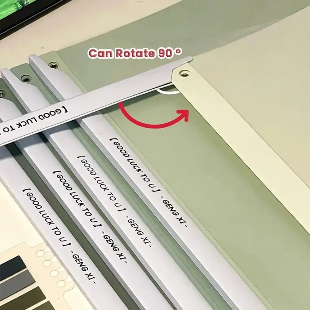 Папка с градиентом цвета Morandi A4 скользящая планка большой емкости зажим для тяги