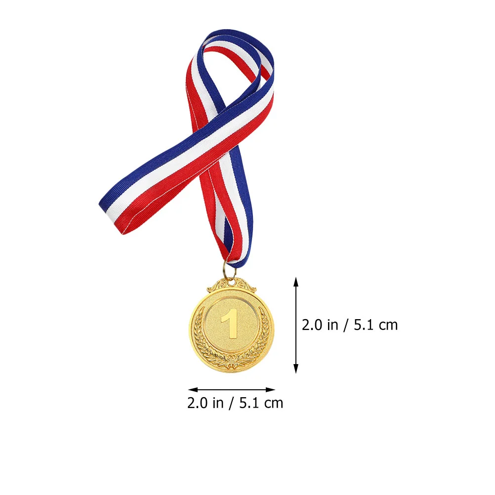 

12pcs Competition Awards 1st 2nd 3rd Place Award Medals Style Award Medal for Sports Competitions Party Favor Golden