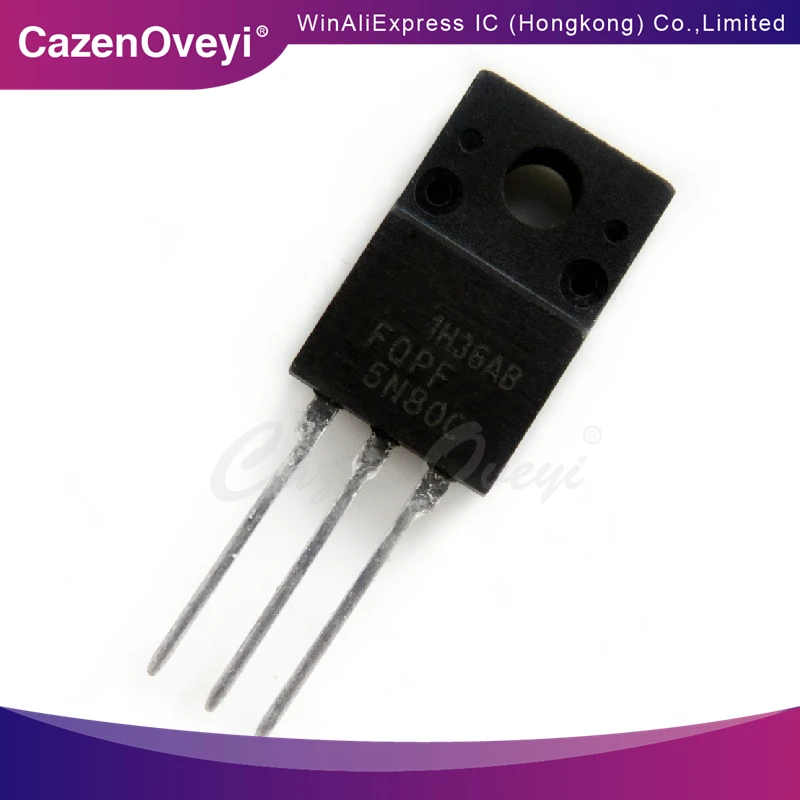 10 шт. FQPF5N80 5N80