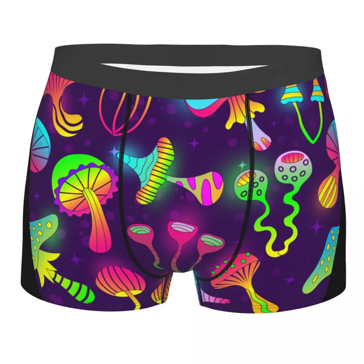 

Boxershorts Men Comforable Panties Set Magic Glowing Mushrooms (2) Underwear Man Boxer Lingerie