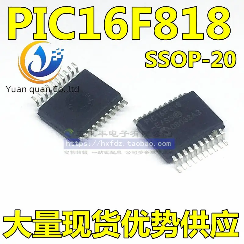 

30pcs original new PIC16F818-E/SS PIC16F818-I/SSSSOP20 microcontroller IC