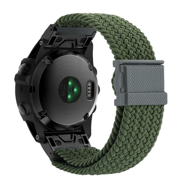 

Ремешок нейлоновый Плетеный для наручных часов, браслет для Garmin Fenix 6X 6 Pro 7X 7 Easyfit Fenix 5 5X Plus, 22 26 мм