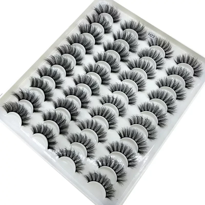 

20 pairs natural false eyelashes fake lashes long makeup 3d mink eyelashes eyelash extension mink eyelashes for beauty