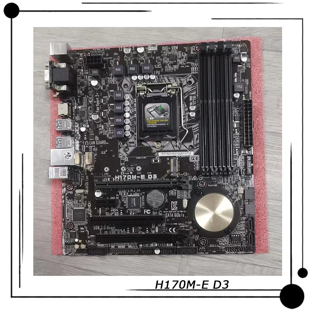 

H170M-E D3 For ASUS Micro ATX Desktop Motherboard Intel H170 LGA1151 Supports 6th Gen Core i7/i5/i3/Pentium/Celeron Perfect Test