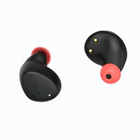 portable round case long battery earphones 5 0 active noise wireless tws anc earbuds noise cancelling