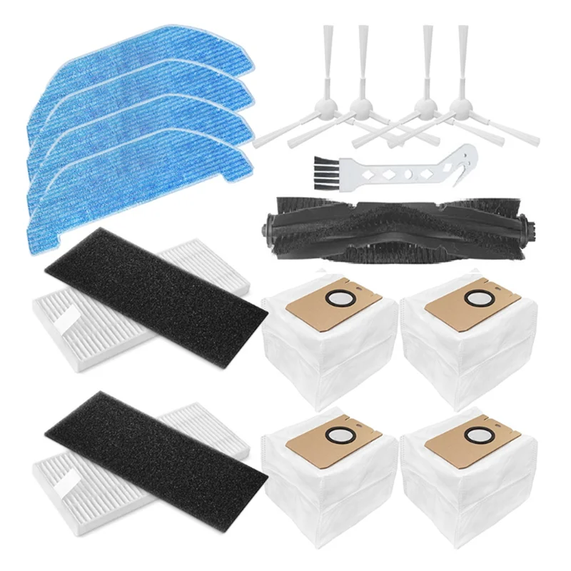 

16Pcs for Neabot Q11 Robot Vacuum Cleaner Accessories Main Side Brush Mop Cloth HEPA Filter Dust Bag Replacement Parts