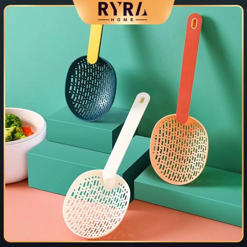 

Hot Kitchen Strainer Scoop High Quality Lo Mein Strainer New Plastic Tableware Colander Hanging Kitchen Tools Portable Colander