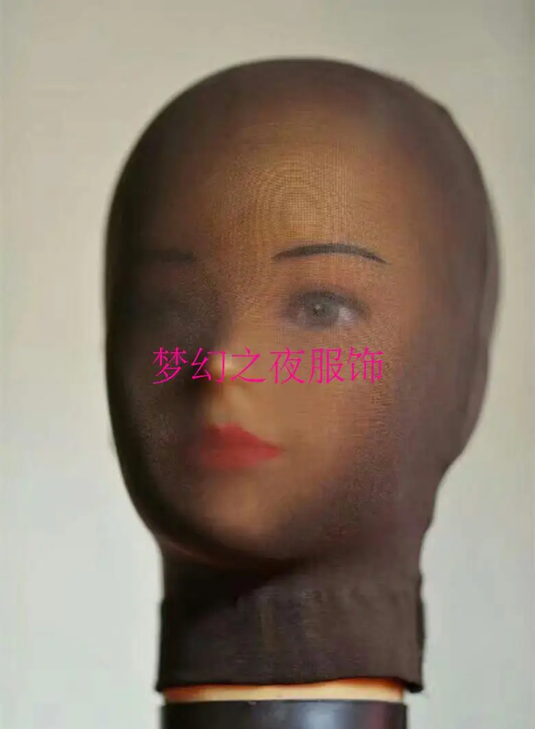 

Бархатная шелковая накладка на голову, прозрачная и сексуальная маска для лица, несколько цветов, высокая эластичность