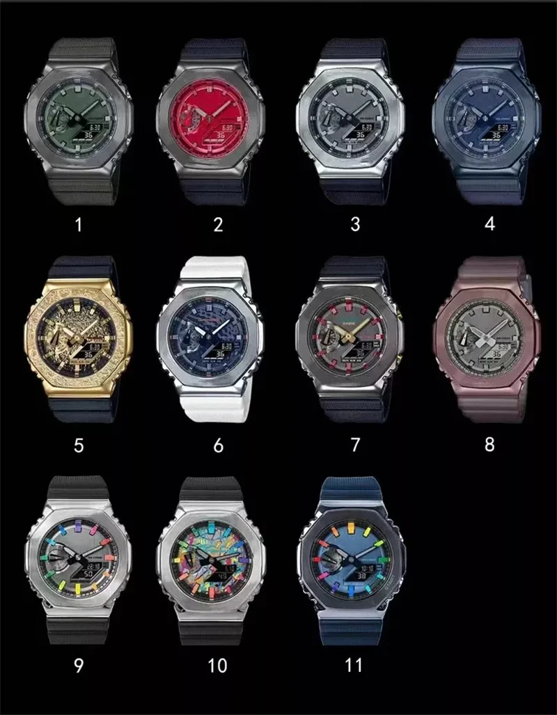

Popular Fashion 2100 Men's Casual Watch LDE Show Men's Sports Clock Watch Factory Outlet