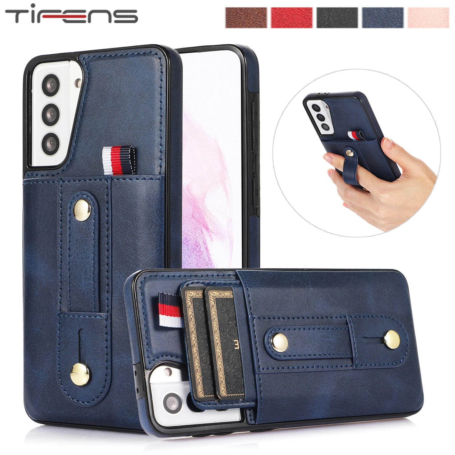 

Leather Phone Case For Samsung Galaxy S23 S22 S21 S20 FE S10 Plus Ultra Luxury Wallet Card Slots Magnetic Shock Business Cover