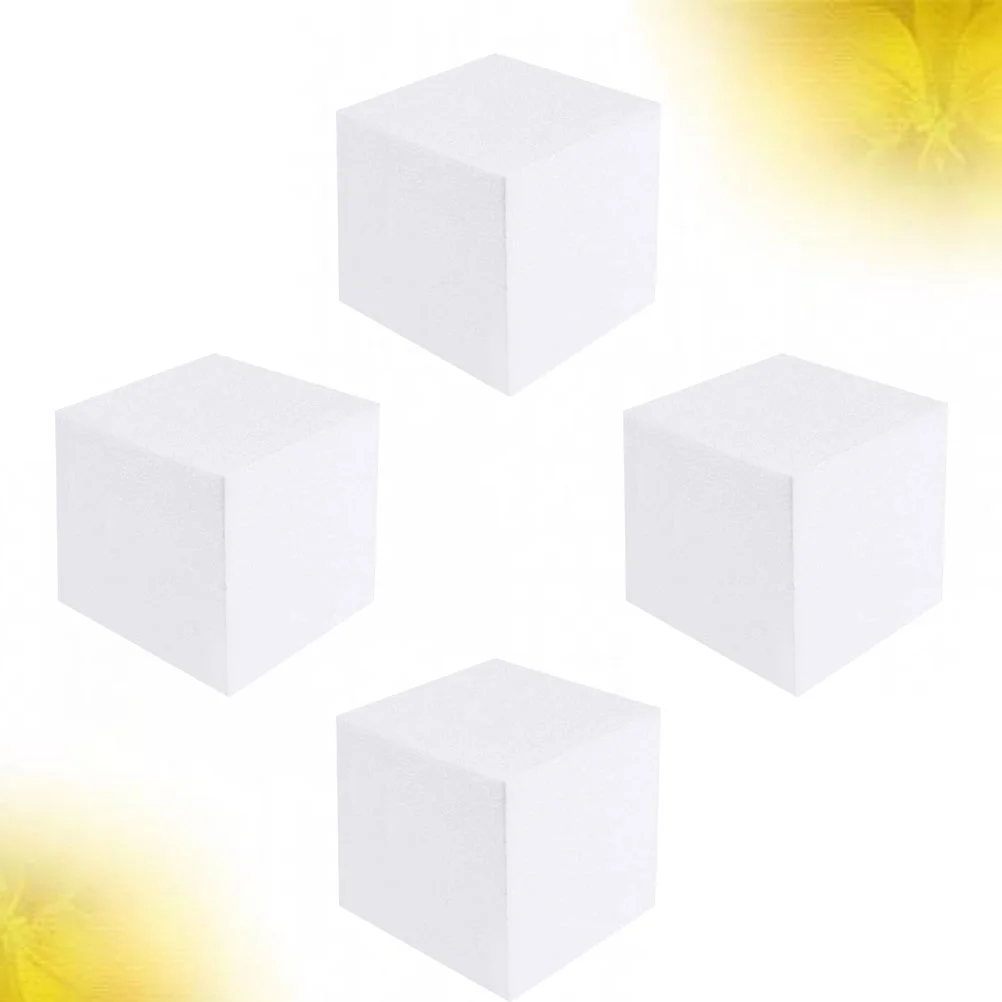 4 шт. ремесленный куб квадратный блок кирпич для скульптуры набор манекенов торта