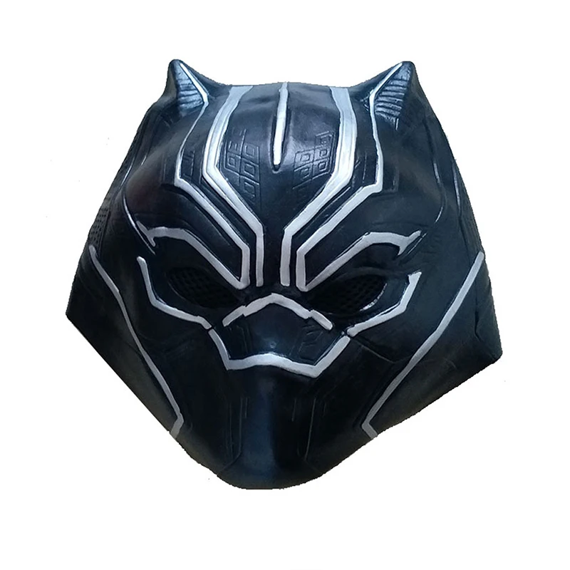 Лидер продаж черная маска пантеры из фильма шлем для косплея мягкая латексная