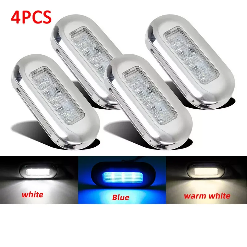 

Boat Light 3/6/27 LED 12V Stair Deck Side Marker Light Turn Signal Lighting Indicator Marine Boat Accessories Tail Lights