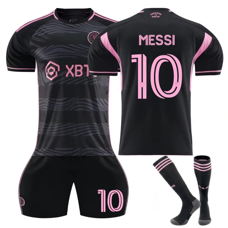 

2023 AFC Miami International Jersey 10 Messi Jersey 23 Beckham Football Jersey Set Men's Football Jersey Customization