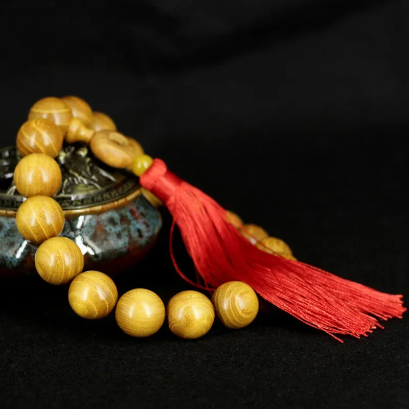 Золотые бусины из сандалового дерева подвесные автомобильные кулоны 20 мм