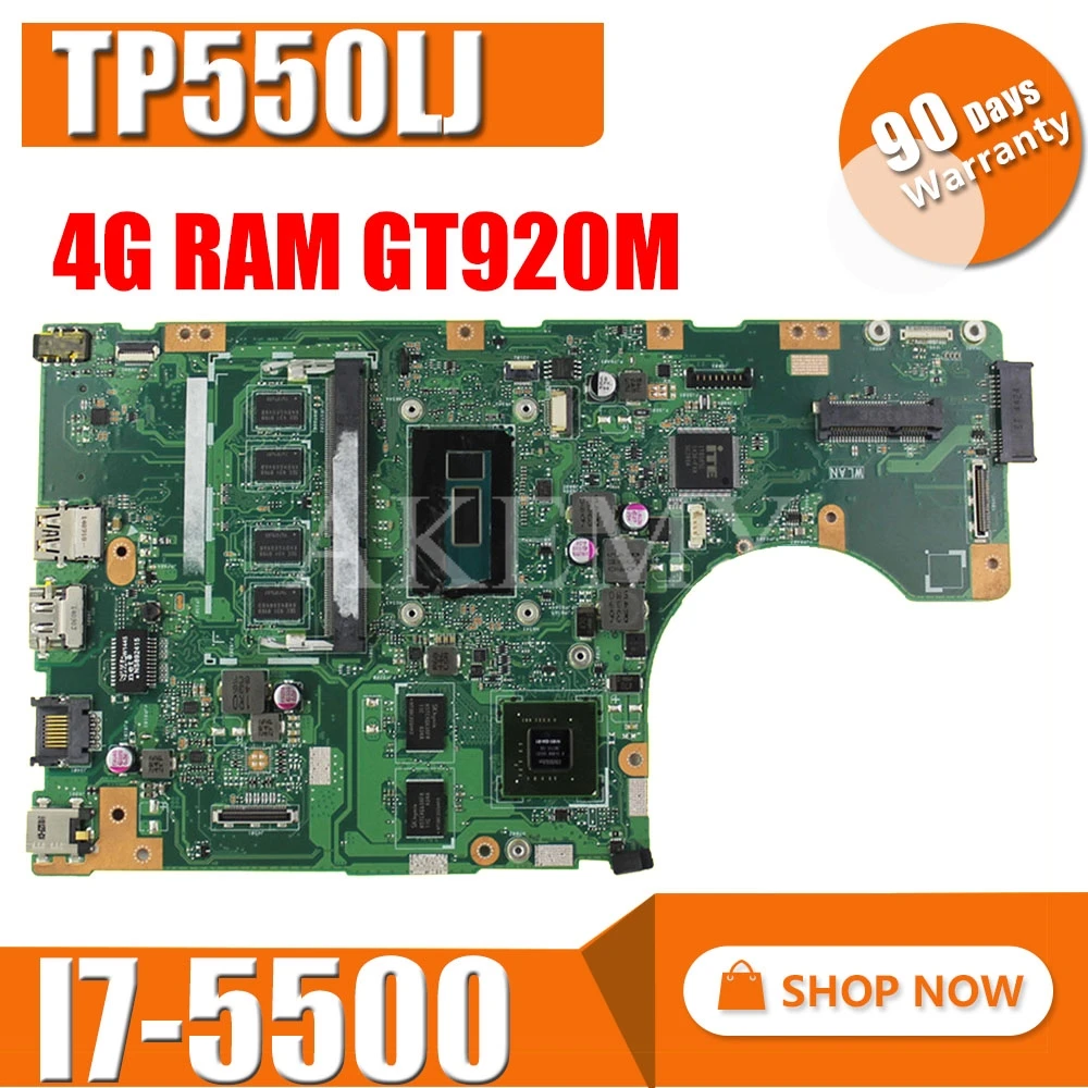 

New!SAMXINNO For Asus TP550LA TP550LJ TP550LD TP550LN motherboard mainboard100% Tested OK I7-5500 4G RAM GT920M