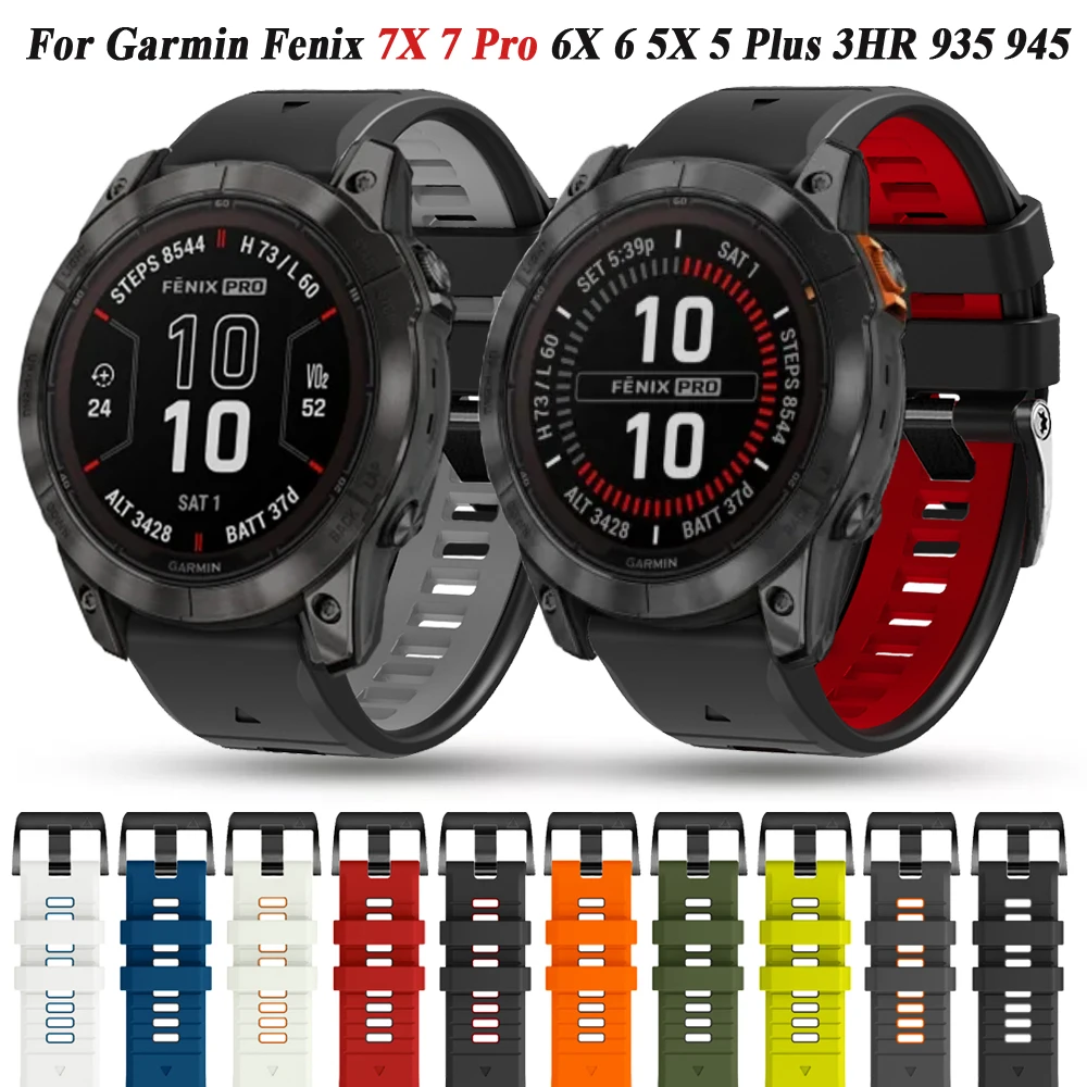 

Ремешок для Garmin Fenix 7X 7 Pro 47 51 мм 6 6XPro 5X Plus 3 3HR Mk1 Mk2i