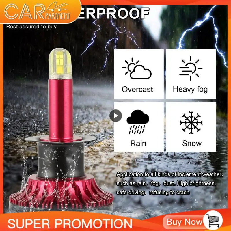 Автомобильные фары H7 H11 Светодиодный лампы для фар CSP 18000LM 60W светодиодный H1 H8 светодиодный фары для авто H9 9005 9006 HB3 HB4 6500K Автомобильные противотуманные фары