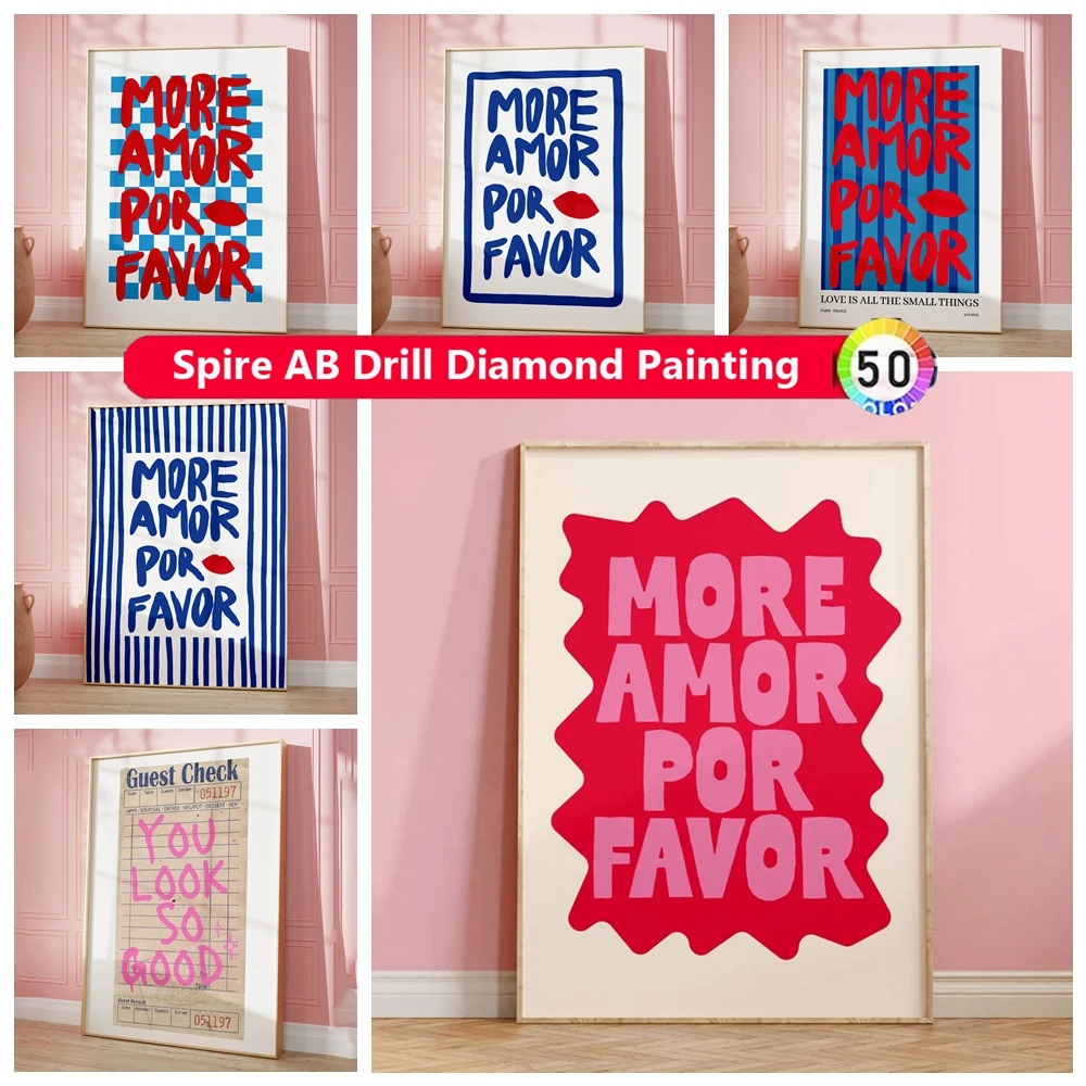 Алмазная живопись AB, вышивка, максимальный солнечный свет, больше любви, эклектическая желтая любовь, цитата, вышивка крестиком, мозаика, домашний декор