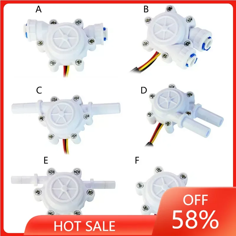 

Multiple styles Flow Sensor Control Meter Flowmeter Counter 0.2-8L/min Water Flow Sensor Switch Drinking Fountain Coffee