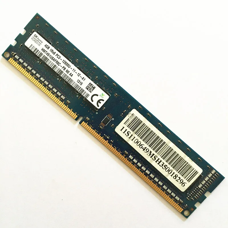 

SKhynix DDR3 RAMs 4 Гб 1600 МГц HMT451U6AFR8C-PB UDIMM настольная память 4 Гб 1Rx8 PC3-12800U-11-12-A1 240PIN