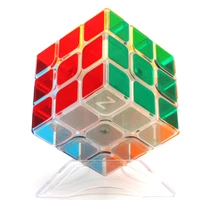 zcube transparent 3x3x3 magic neo cube brain teaser speed cube puzzle toy educational toys for children