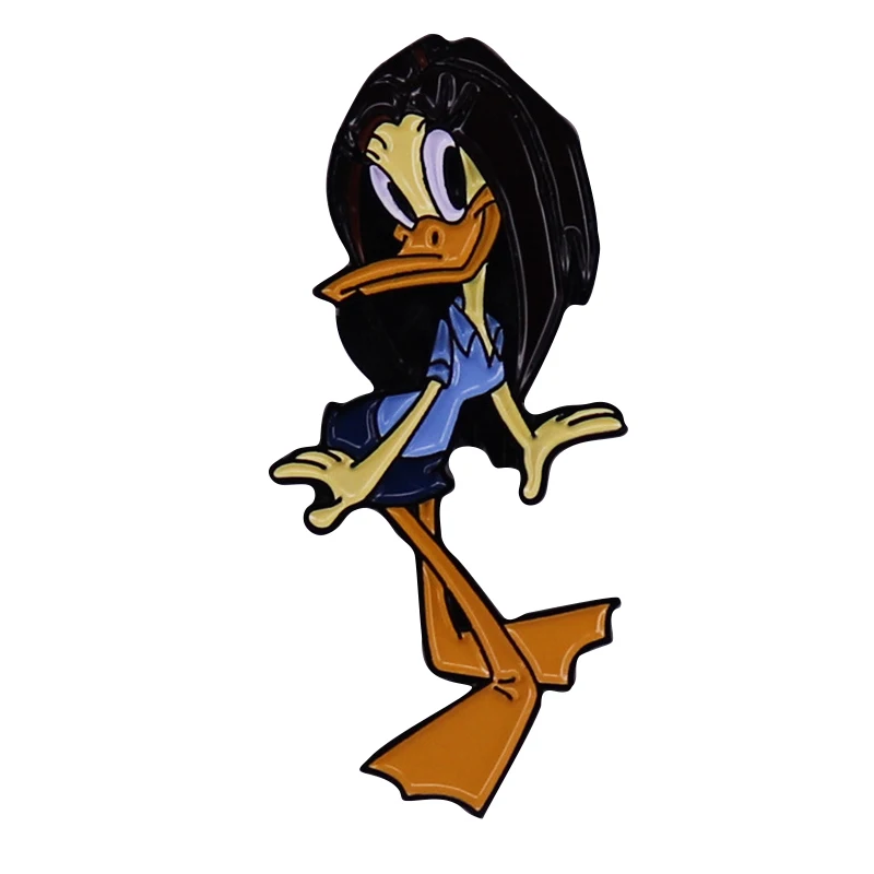 

Милые Мультяшные эмалевые булавки D1247, булавки в виде утки, животных, броши для одежды, рюкзака, значки на лацкан, модные ювелирные изделия, аксессуары для детей, подарки