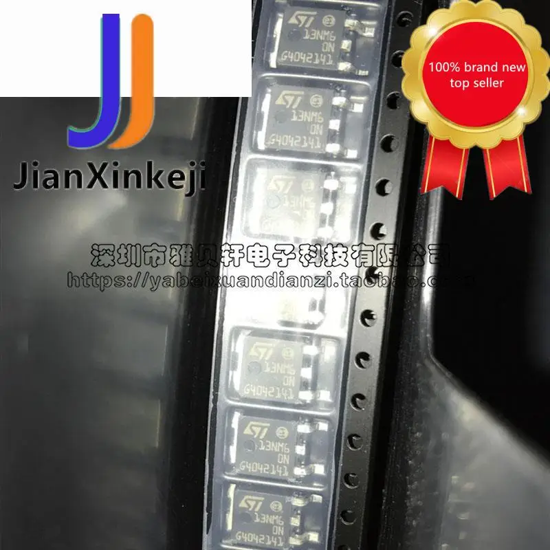 

10pcs 100% orginal new STD13NM60N 13N60 N channel 600V13A field effect tube patch TO-252